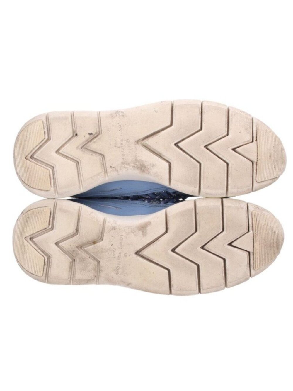 Louis Vuitton Fast Lane Line Monogram Denim Sneakers 7.5 - Picture 3 of 5